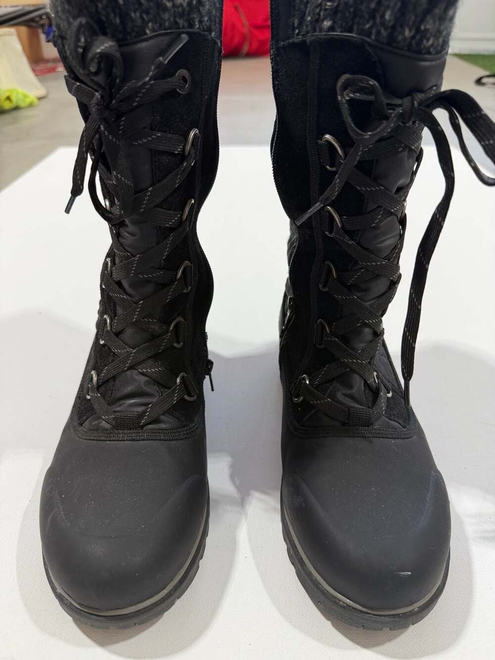 Baretraps Stark Size 9.5M Black Waterproof Winter Boots Stay Dry System
